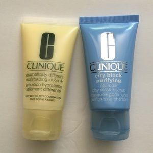 Clinique Skincare: mask & moisturizer